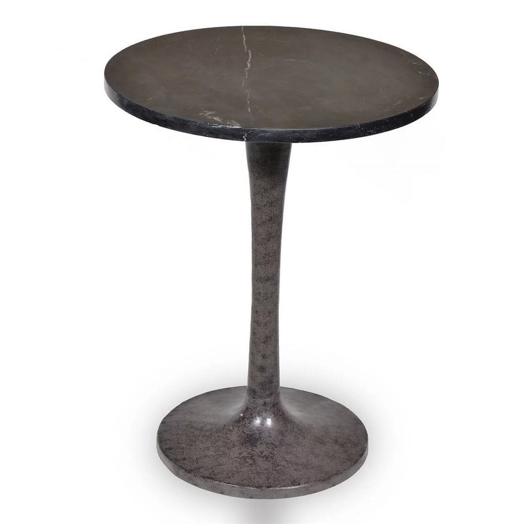 Black Marble Top Accent Table W76306