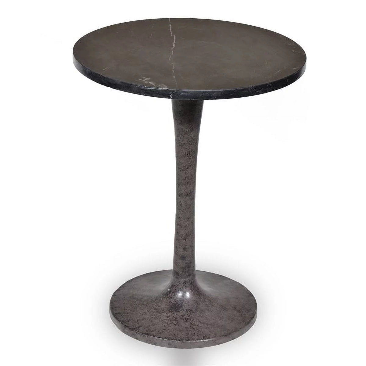 Black Marble Top Accent Table W76306