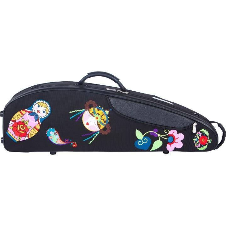 Black Contoured Violin Case N416038