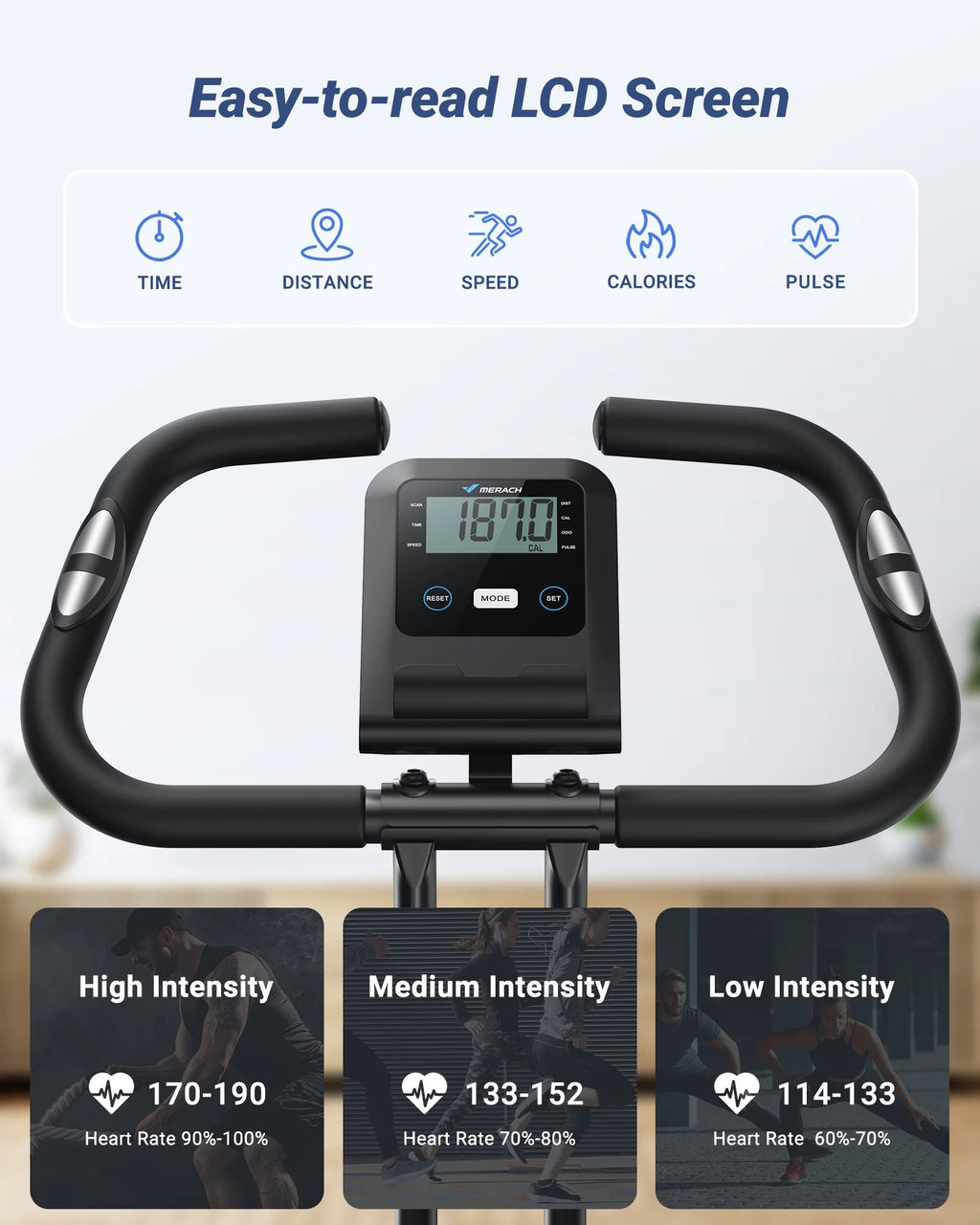 Stationary Exercise Bike Magnetic Bluetooth T137