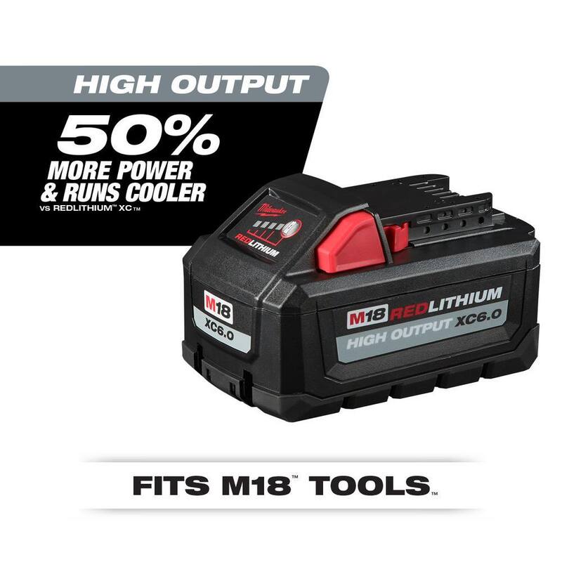 18-Volt Lithium-Ion 6.0 Ah and 3.0 Ah Battery 4-Pack M511066