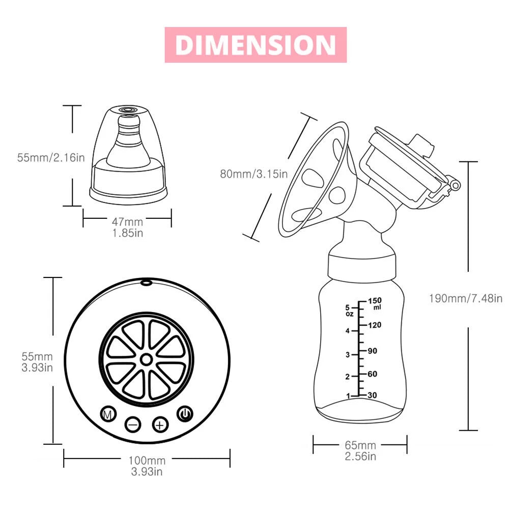 Portable Electric Double Breast Pump J73038