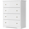 White 4 Drawer Dresser Y665