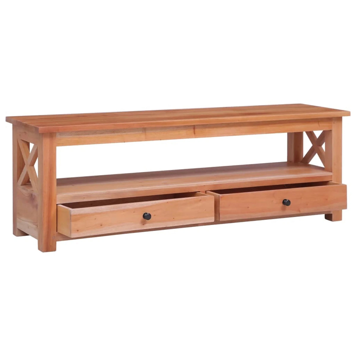 Solid Mahogany Wood TV Cabinet Z638