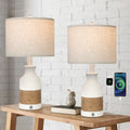 Boho Resin Table Lamp Set of 2 E913278
