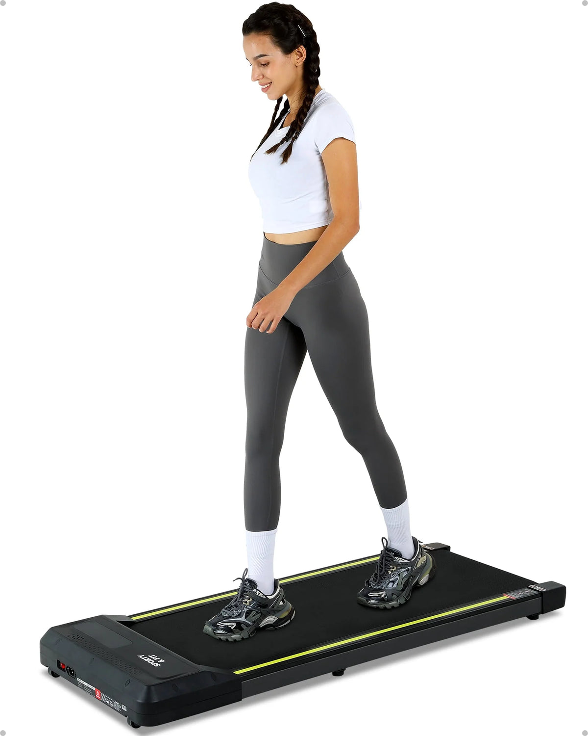 Portable Under Desk Treadmill with Remote Control, Grey X556