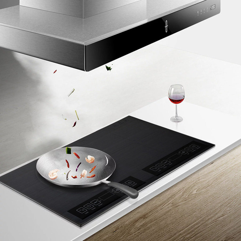 Black 2 Burner Electric Induction Cooktop I12175