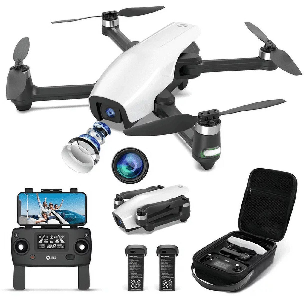 White GPS Drone with 4K Camera M865332