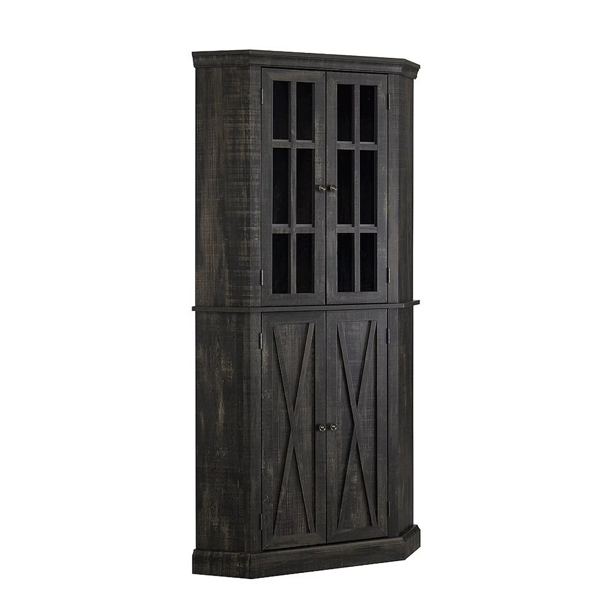 Charcoal Corner Cabinet C194