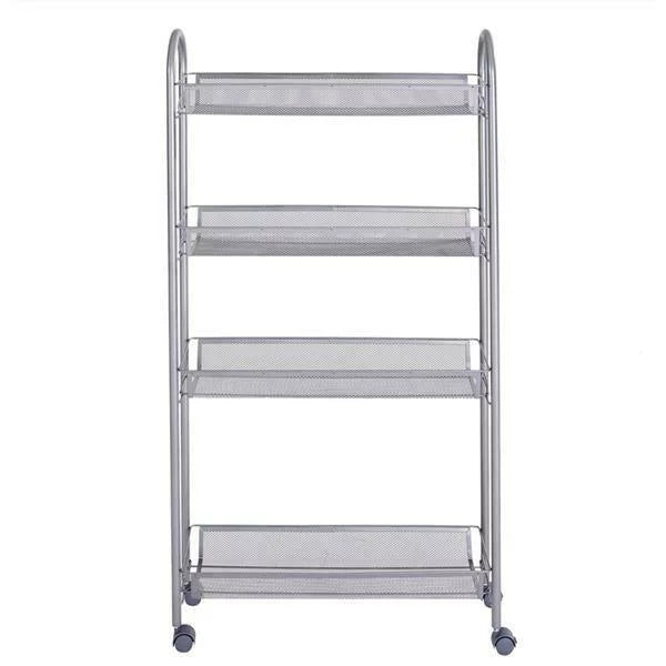 4 Tier Slim Rolling Storage Cart L658345