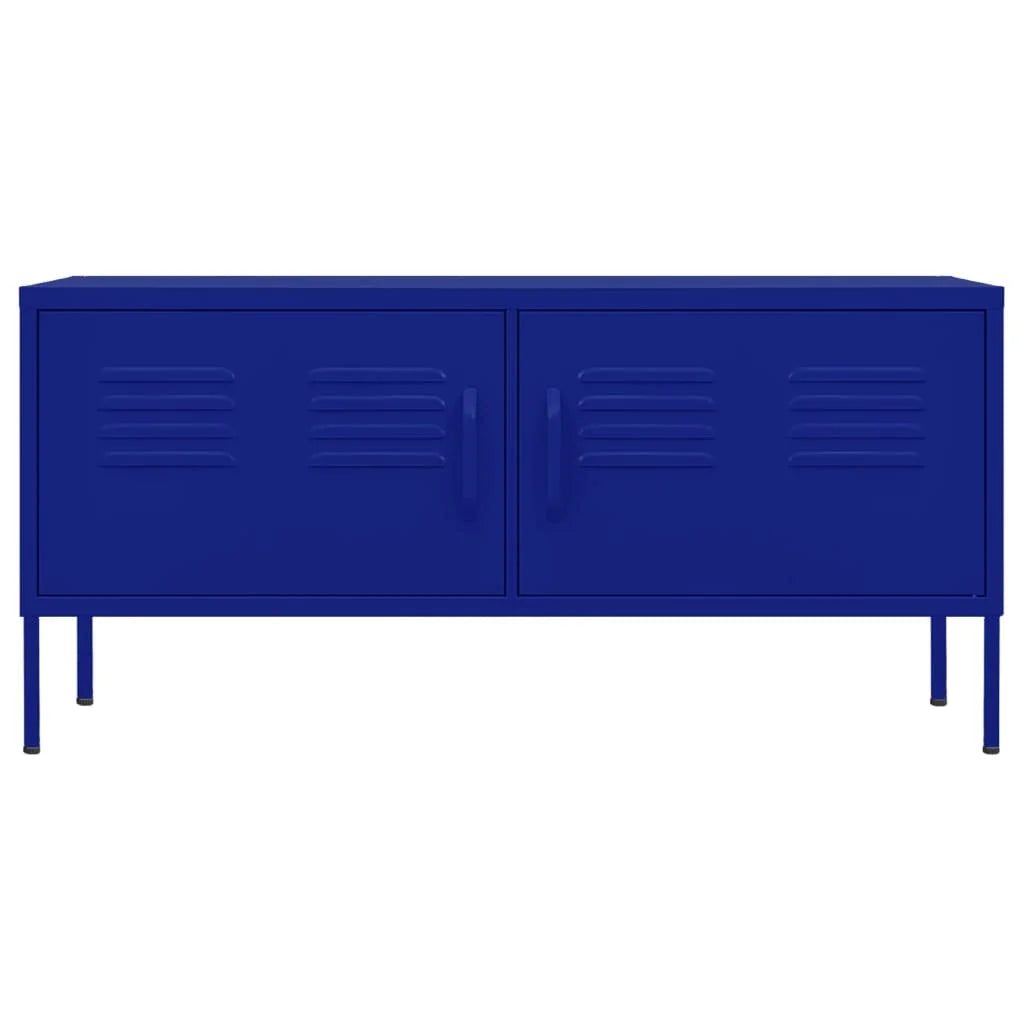 Navy Blue Steel TV Stand R4174