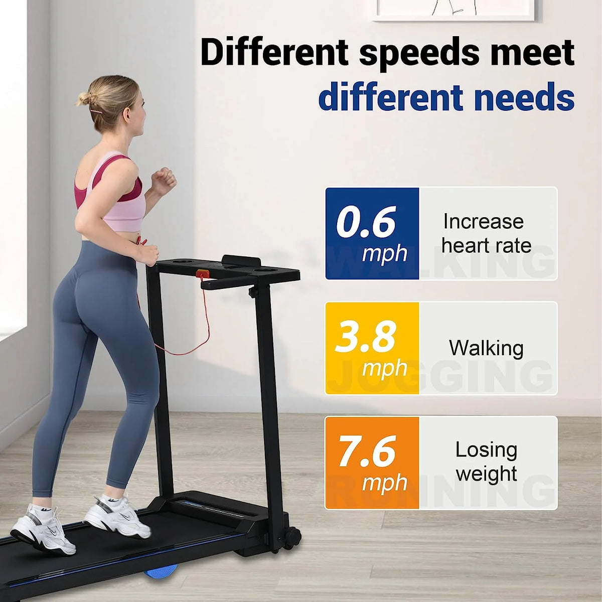 2 HP Folding Incline Exercise Treadmill Q3929